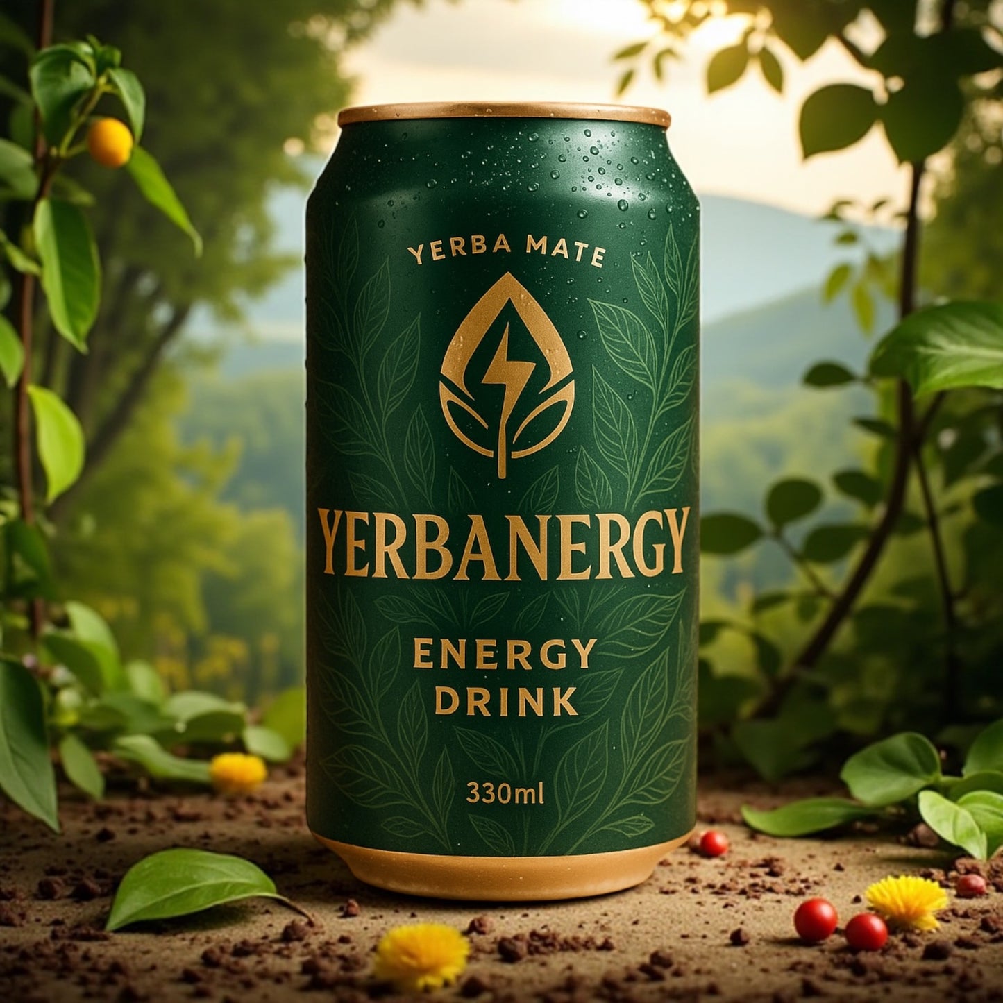 Organik Doğal Helal Enerji İçeceği / Yerbanergy